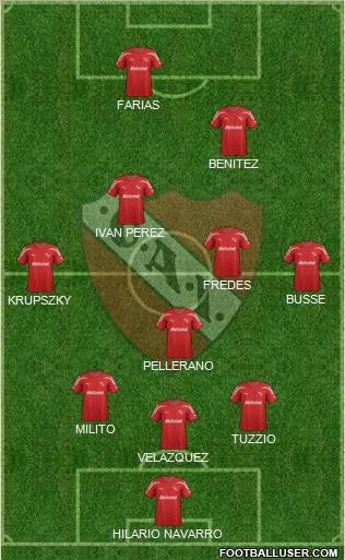 Independiente Formation 2012