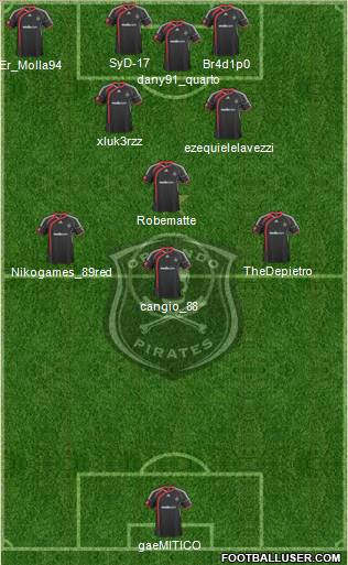 Orlando Pirates Formation 2012