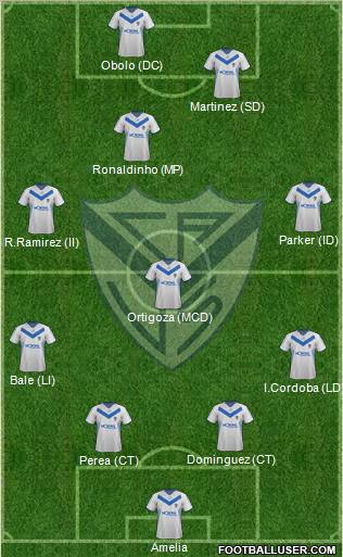 Vélez Sarsfield Formation 2012