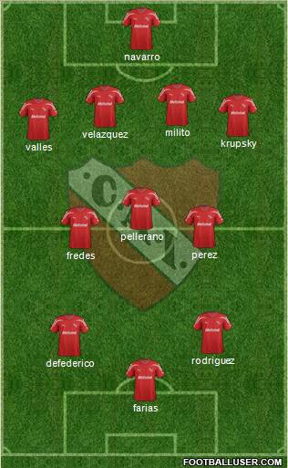 Independiente Formation 2012