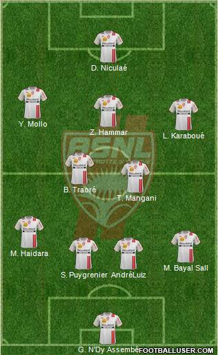 A.S. Nancy Lorraine Formation 2012