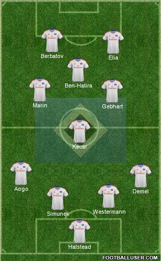 Hamburger SV Formation 2012