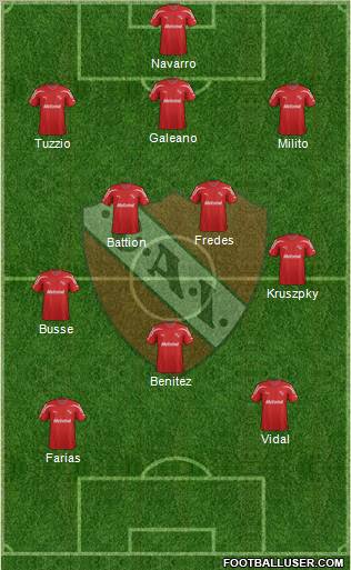 Independiente Formation 2012