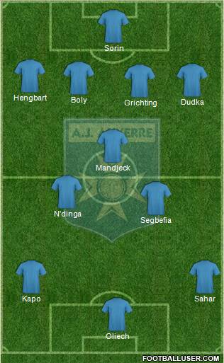 A.J. Auxerre Formation 2012