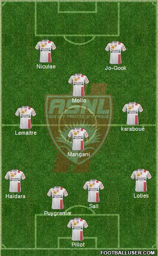 A.S. Nancy Lorraine Formation 2012