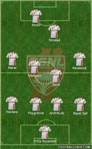 A.S. Nancy Lorraine Formation 2012