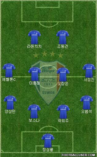 Suwon Samsung Blue Wings Formation 2012