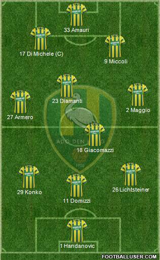 ADO Den Haag Formation 2012