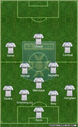 A.J. Auxerre Formation 2012