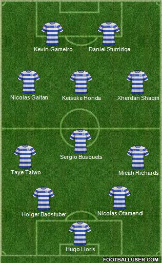 Queens Park Rangers Formation 2012