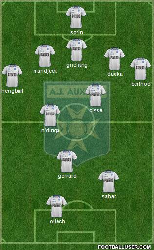 A.J. Auxerre Formation 2012