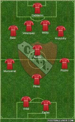 Independiente Formation 2012