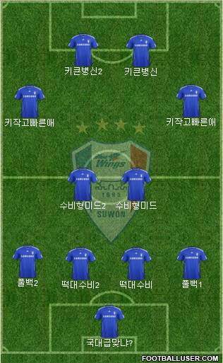 Suwon Samsung Blue Wings Formation 2012