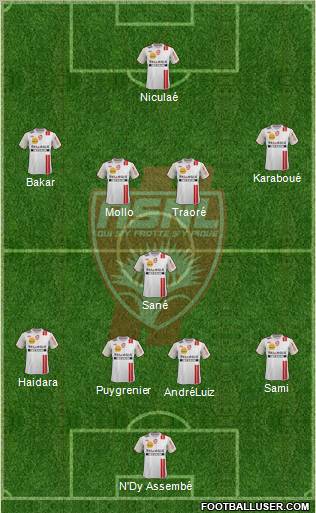 A.S. Nancy Lorraine Formation 2012