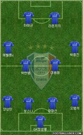 Suwon Samsung Blue Wings Formation 2012