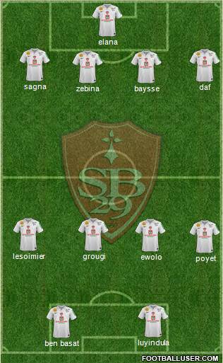 Stade Brestois 29 Formation 2012