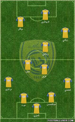 Al-Nassr (KSA) Formation 2012