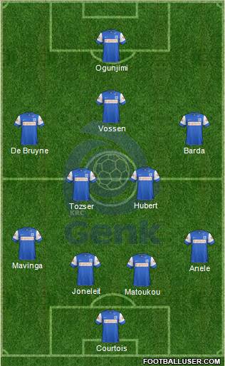 K Racing Club Genk Formation 2012