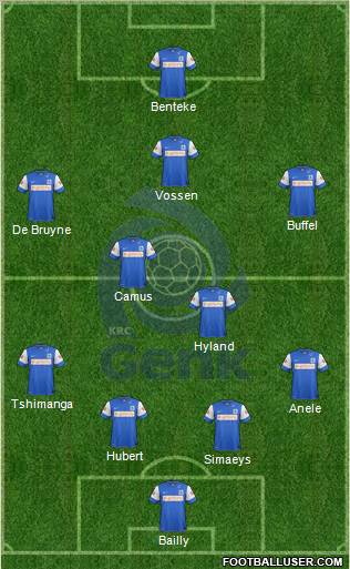 K Racing Club Genk Formation 2012