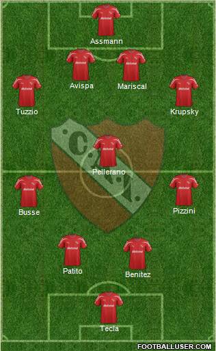 Independiente Formation 2012