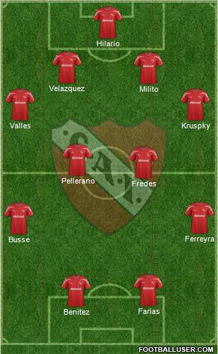 Independiente Formation 2012