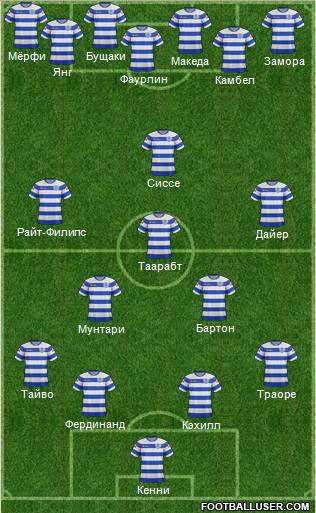 Queens Park Rangers Formation 2012