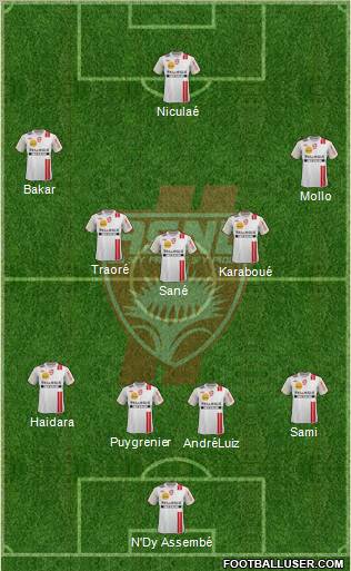 A.S. Nancy Lorraine Formation 2012