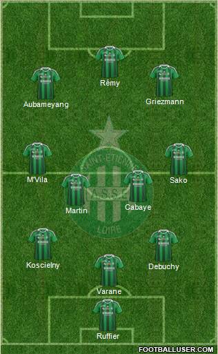 A.S. Saint-Etienne Formation 2012