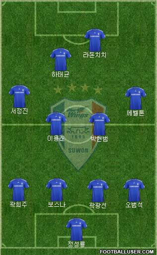 Suwon Samsung Blue Wings Formation 2012