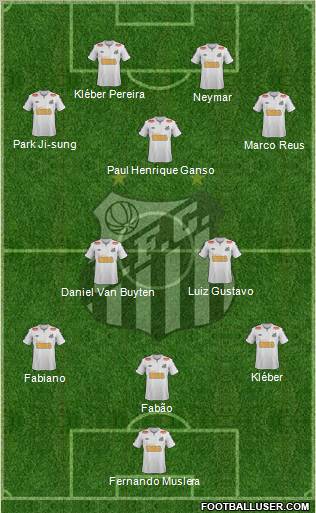 Santos FC Formation 2012