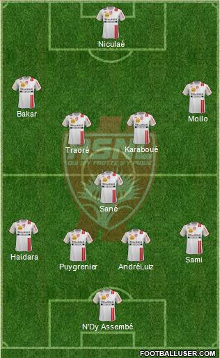 A.S. Nancy Lorraine Formation 2012