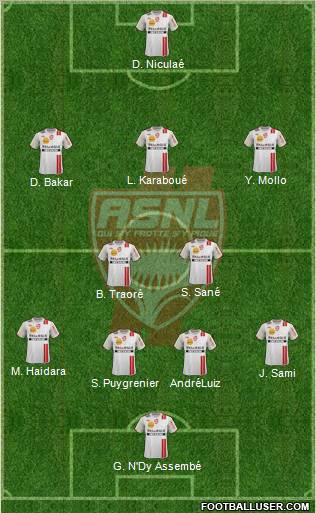 A.S. Nancy Lorraine Formation 2012