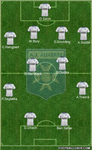 A.J. Auxerre Formation 2012