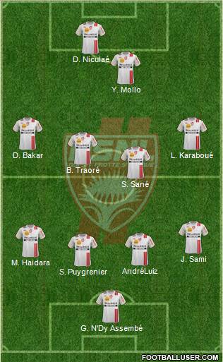 A.S. Nancy Lorraine Formation 2012