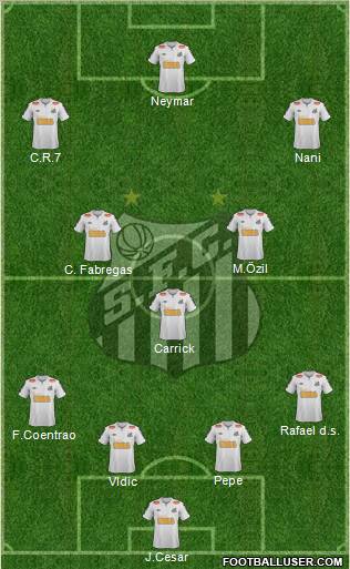 Santos FC Formation 2012