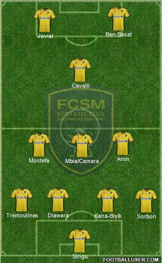 FC Sochaux-Montbéliard Formation 2012