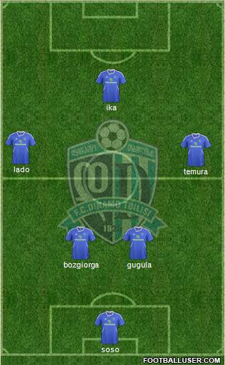 Dinamo Tbilisi Formation 2012