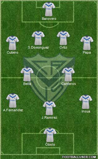 Vélez Sarsfield Formation 2012