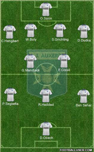 A.J. Auxerre Formation 2012