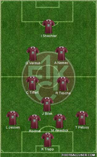 1.FC Kaiserslautern Formation 2012