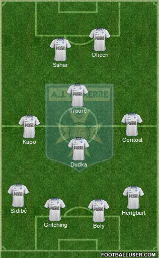 A.J. Auxerre Formation 2012