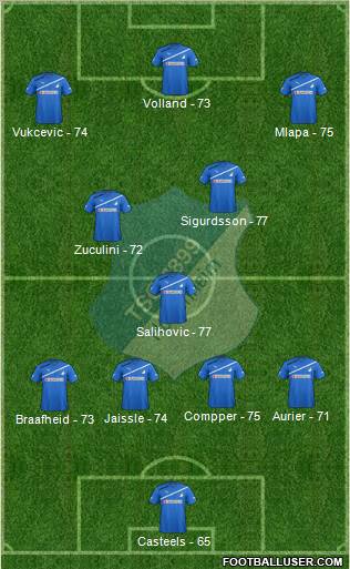 TSG 1899 Hoffenheim Formation 2012