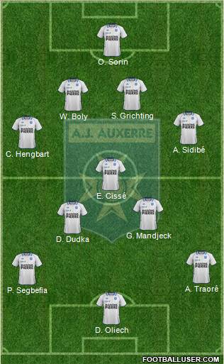 A.J. Auxerre Formation 2012