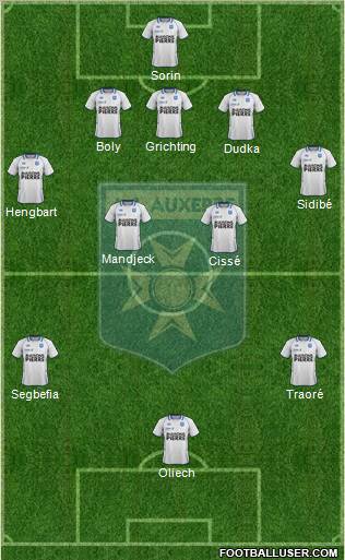 A.J. Auxerre Formation 2012