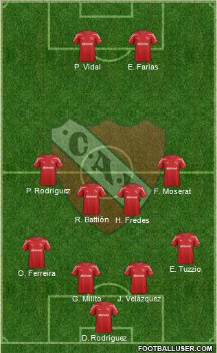 Independiente Formation 2012