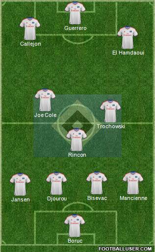 Hamburger SV Formation 2012