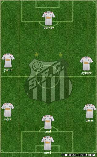 Santos FC Formation 2012