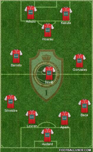 R Antwerp FC Formation 2012