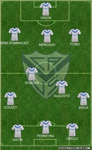 Vélez Sarsfield Formation 2012