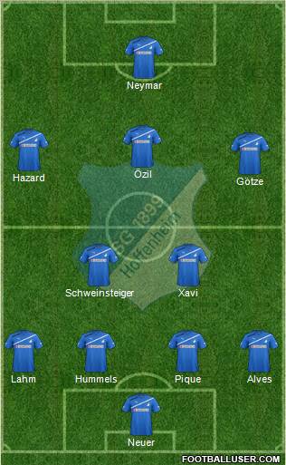 TSG 1899 Hoffenheim Formation 2012